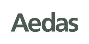 The logo of Aedas.